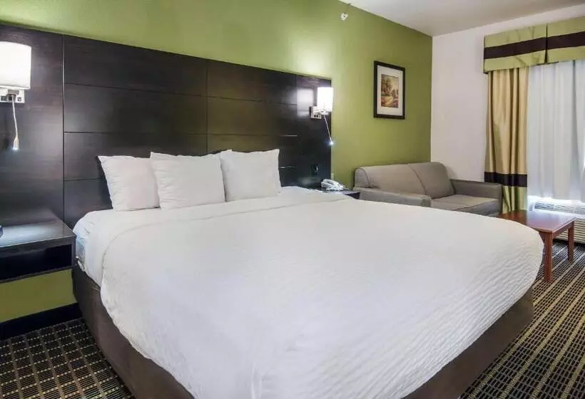 キングサイズベッドのスタンダードルーム, Clarion Inn & Suites Weatherford South