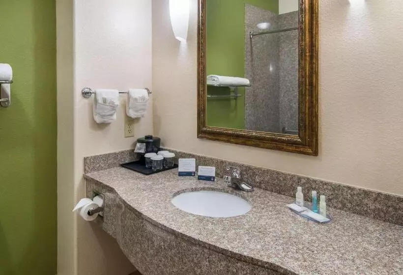 キングサイズベッドのスタンダードルーム, Clarion Inn & Suites Weatherford South