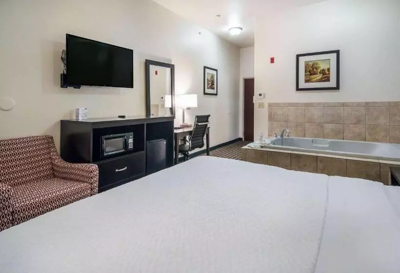ハイドロマッサージバス付きスイート, Clarion Inn & Suites Weatherford South