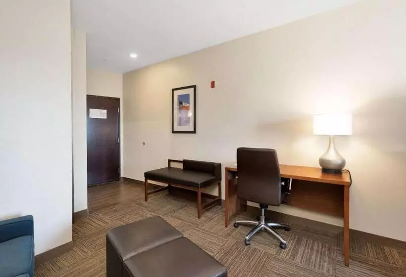 キングサイズベッドのスイートルーム, Comfort Suites University