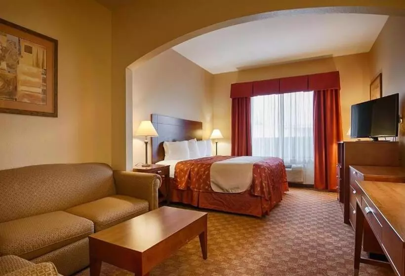 キングサイズベッドのスイートルーム, Americas Best Value Inn & Suites Livingston