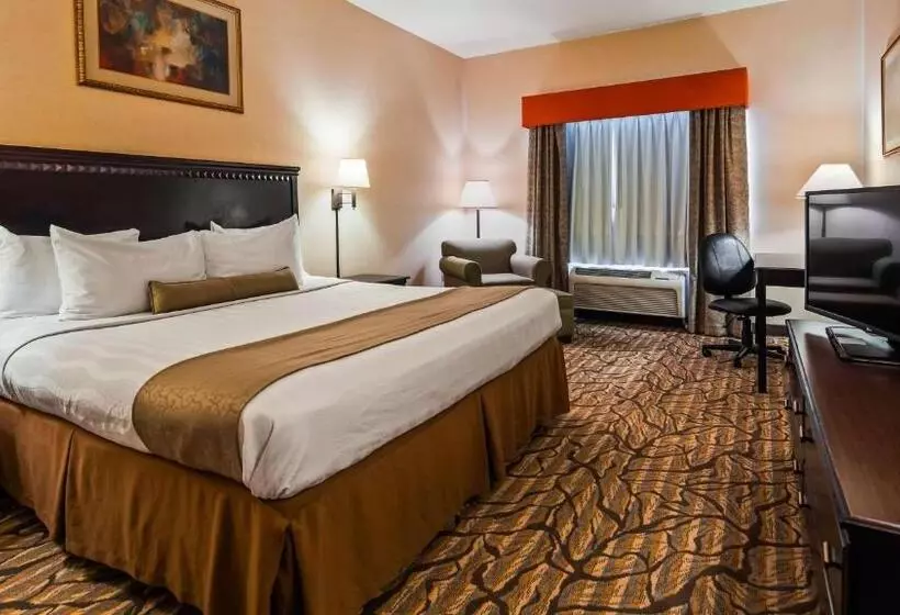 身障者適用キングサイズベッドルーム, Best Western Danville Inn
