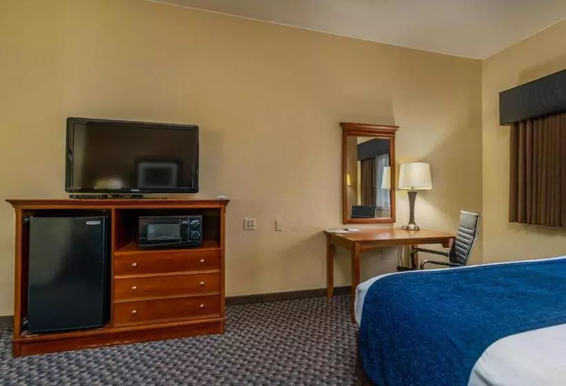 キングサイズベッドのスタンダードルーム, Best Western Plus Shamrock Inn & Suites