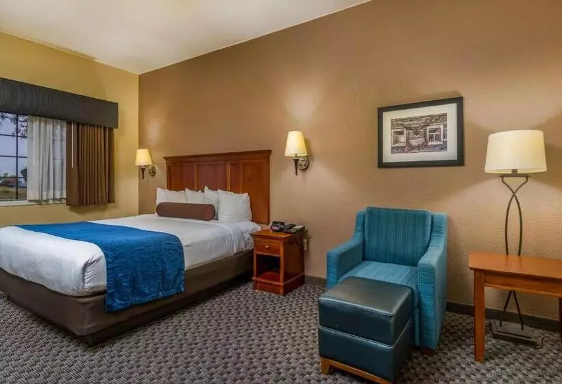キングサイズベッドのスタンダードルーム, Best Western Plus Shamrock Inn & Suites