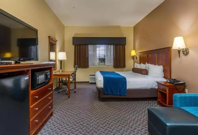 キングサイズベッドのスタンダードルーム, Best Western Plus Shamrock Inn & Suites
