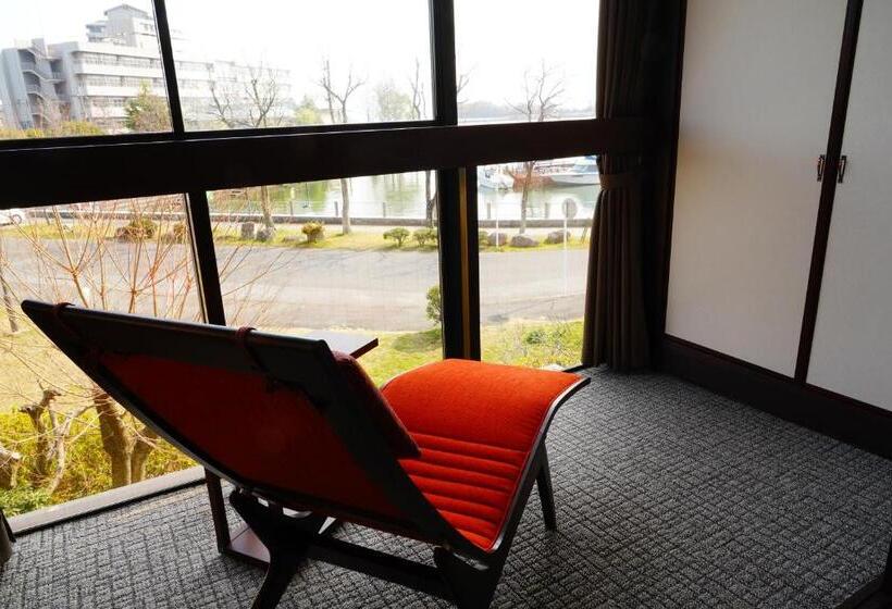 חדר סטנדרט נוף לאגם, Dantokan Kikunoya