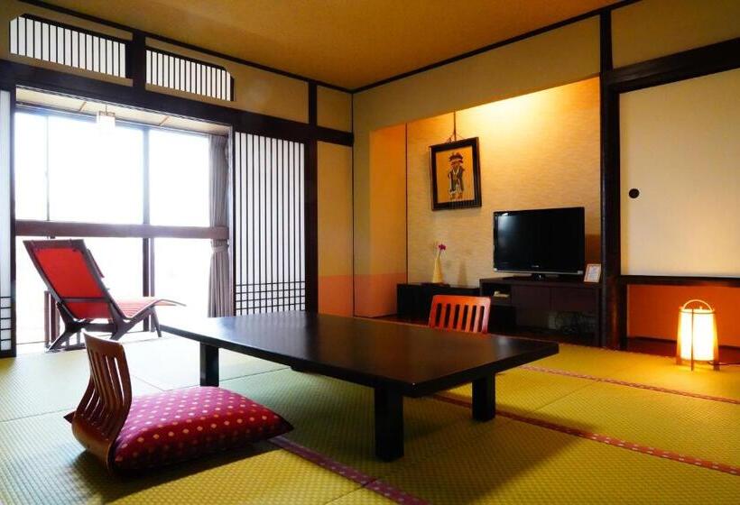 חדר סטנדרט נוף לאגם, Dantokan Kikunoya