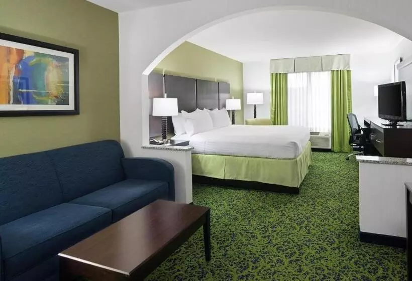 キングサイズベッドのスイートルーム, Holiday Inn Express And Suites Stroudsburg Poconos, An Ihg