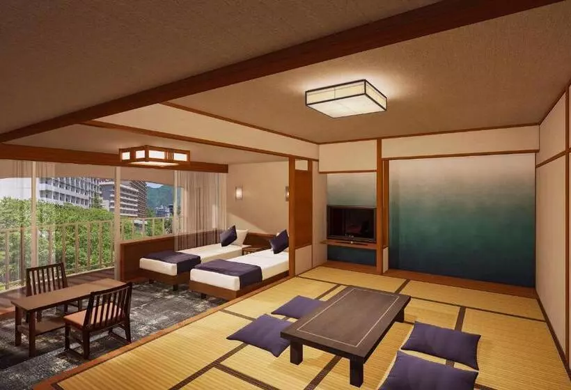 اتاق سوپریور چهار تخته, Ooedo Onsen Monogatari Premium Kinugawa Kanko