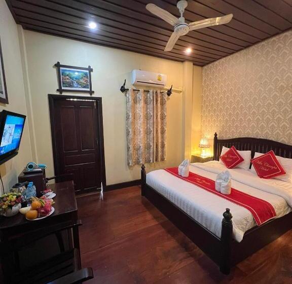 חדר דלוקס עם מרפסת, Villa Champa