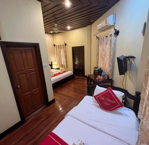 חדר סטנדרט לשלושה עם מרפסת, Villa Champa