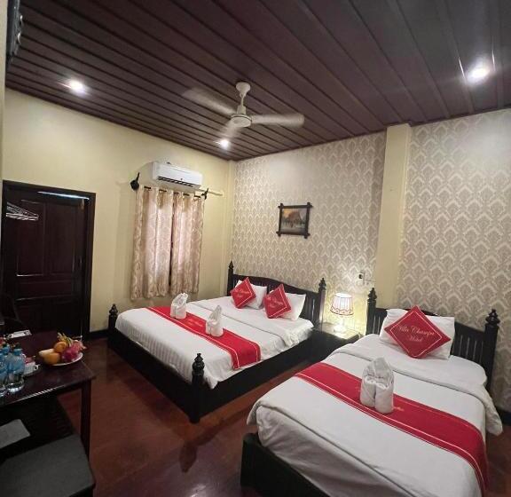 חדר סטנדרט לשלושה עם מרפסת, Villa Champa