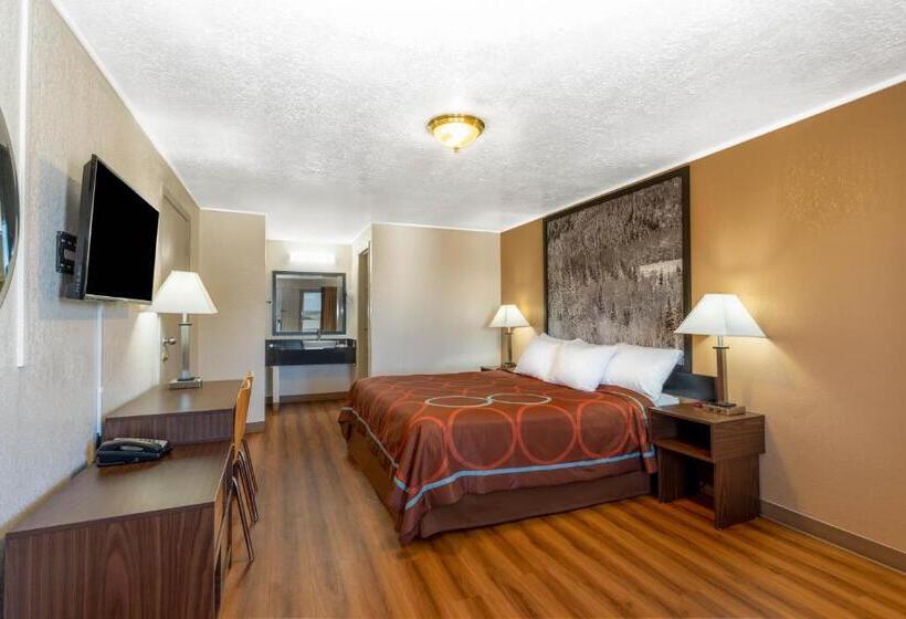 キングサイズベッドのスタンダードルーム, Super 8 By Wyndham Evanston