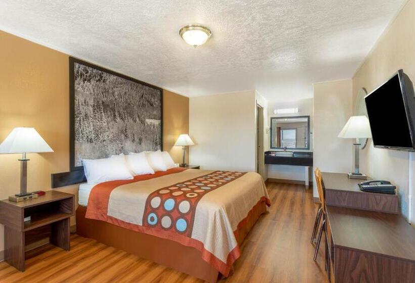 キングサイズベッドのスタンダードルーム, Super 8 By Wyndham Evanston