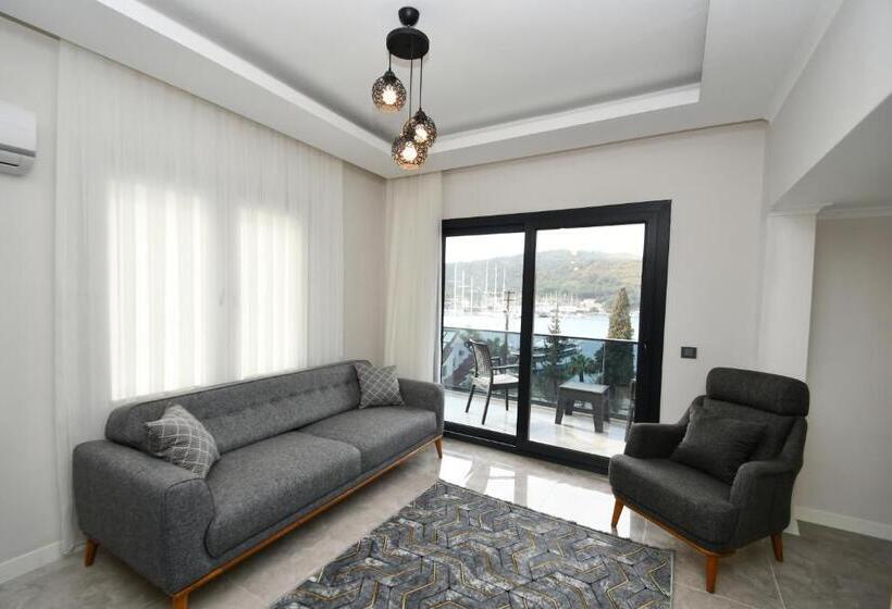 Апартаменты 1 Спальня Вид на Море, Duygu Apart Spellbinding Sea Views