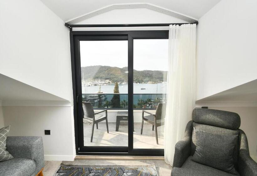 带1个卧室的顶楼公寓, Duygu Apart Spellbinding Sea Views