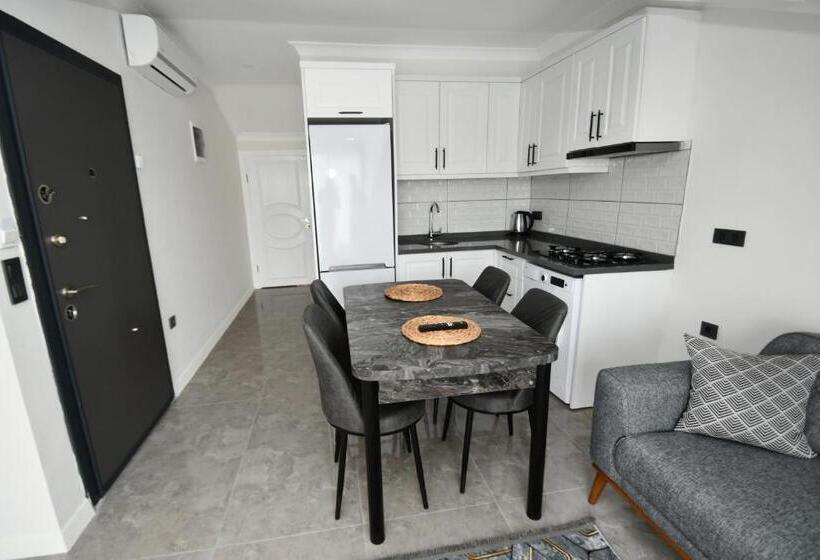 Апартаменты Пентхаус 1 Спальня, Duygu Apart Spellbinding Sea Views