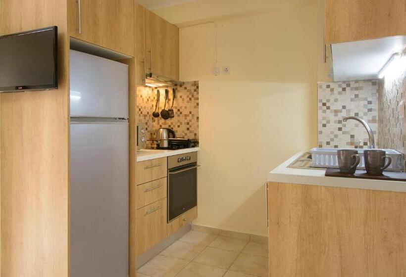 带1个卧室的高级公寓, Ammoudara Beach Hotel Apartments