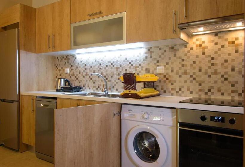 2人卧室家庭公寓, Ammoudara Beach Hotel Apartments