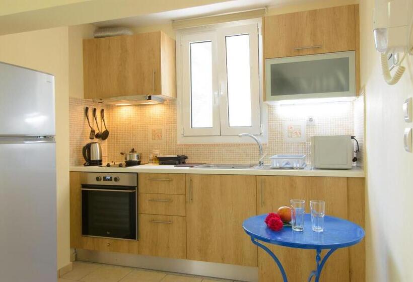 2人卧室家庭公寓, Ammoudara Beach Hotel Apartments