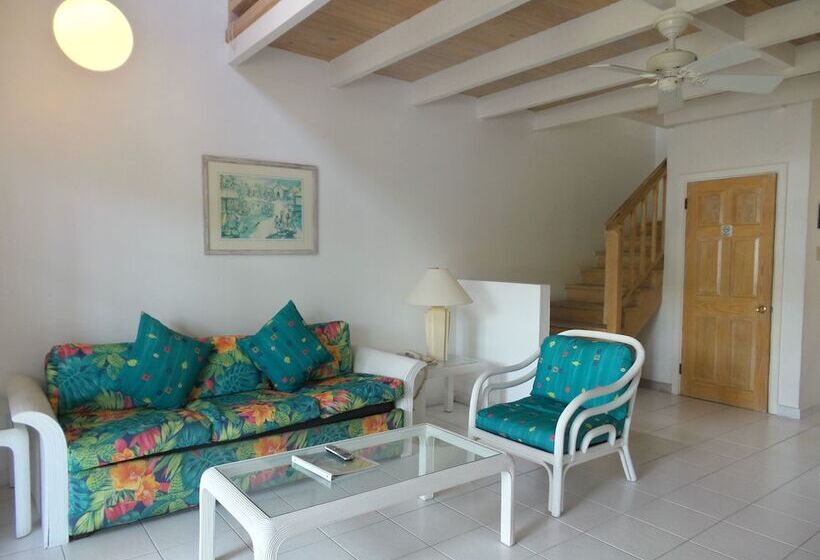 2 Bedroom Apartment Side Sea View, Dickenson Bay Cottages
