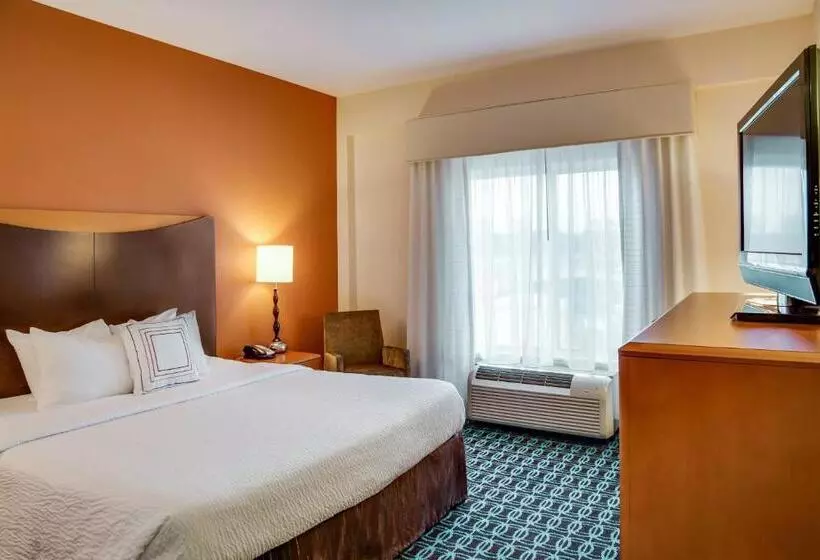 キングサイズベッドのスタンダードルーム, Fairfield Inn & Suites Lake City