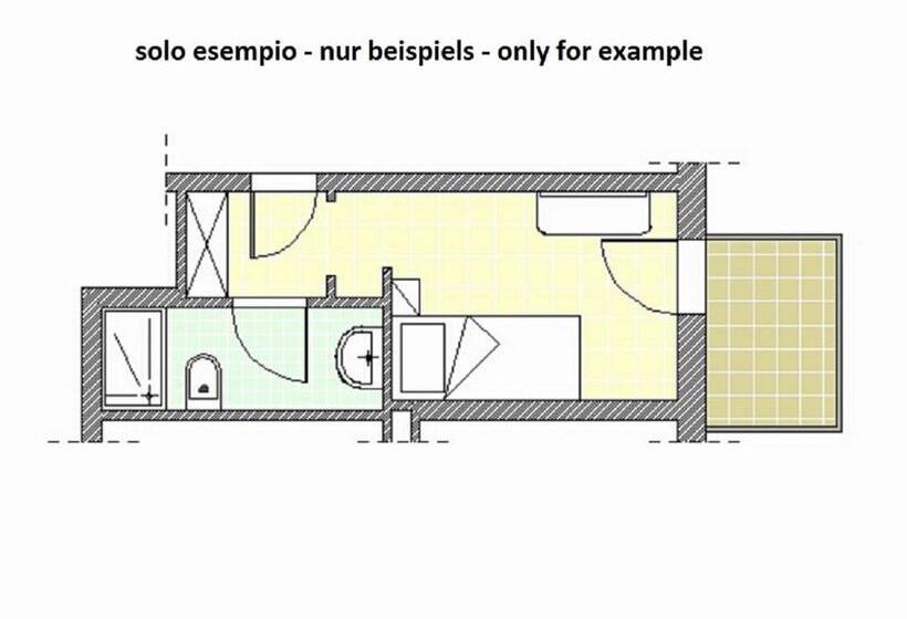 スタンダードシングルルーム, International Beach