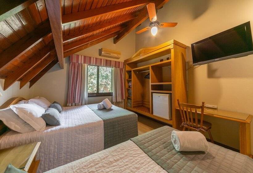 غرفة ديلوكس رباعية, Pousada Monte Felice Recanto Da Lua