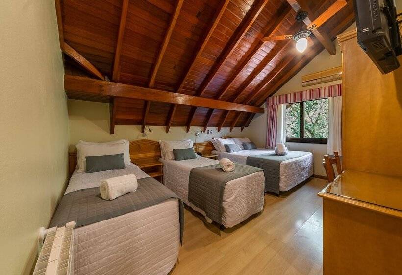 디럭스 4인 룸, Pousada Monte Felice Recanto Da Lua