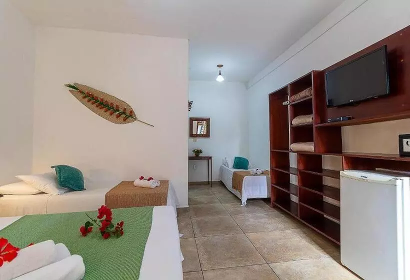 Deluxe Neljän Hengen Huone, Pousada Pe Na Estrada