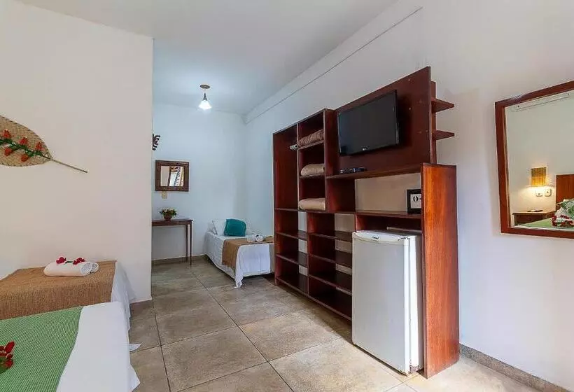 Deluxe Neljän Hengen Huone, Pousada Pe Na Estrada