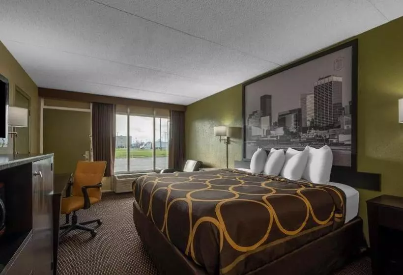 キングサイズベッドのスタンダードルーム, Super 8 By Wyndham Perrysburg Toledo