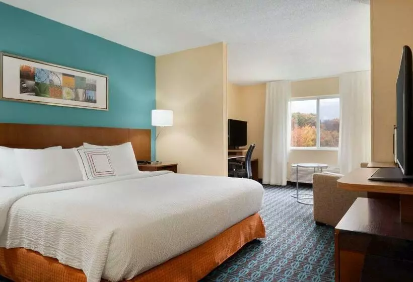 ダブルベッドのスタンダードスタジオ, Fairfield Inn & Suites Youngstown Boardman Poland