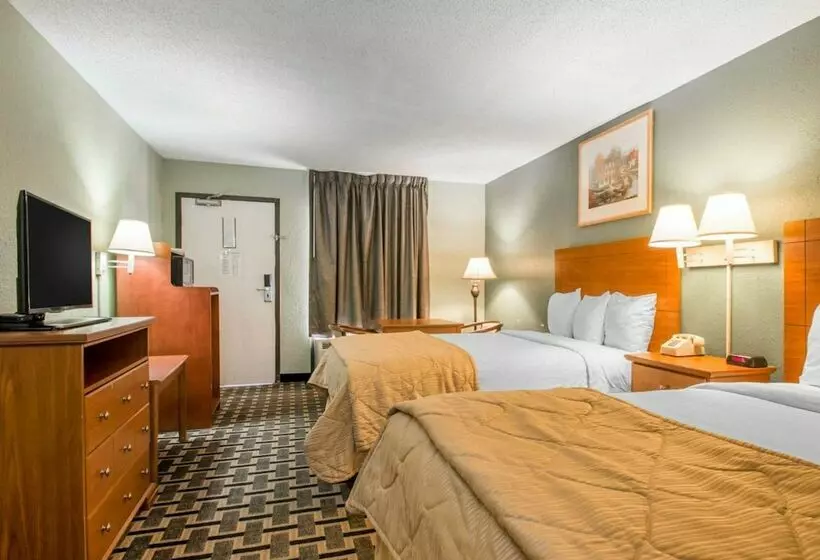 2ダブルベッドのスタンダードルーム, Quality Inn & Suites Ridgeland