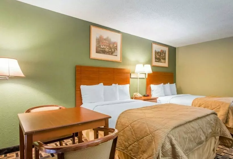 2ダブルベッドのスタンダードルーム, Quality Inn & Suites Ridgeland