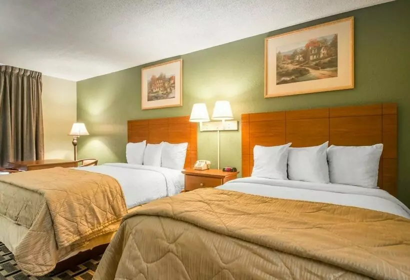 2ダブルベッドのスタンダードルーム, Quality Inn & Suites Ridgeland