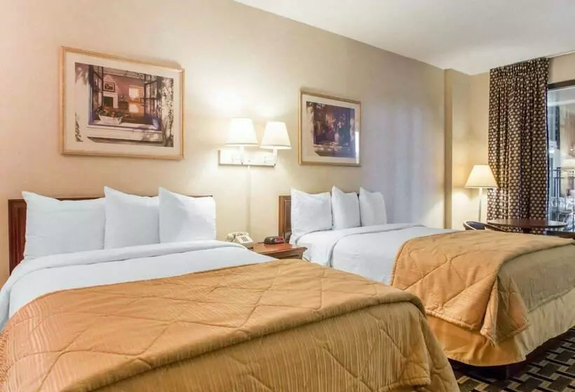 2ダブルベッドのスタンダードルーム, Quality Inn & Suites Ridgeland