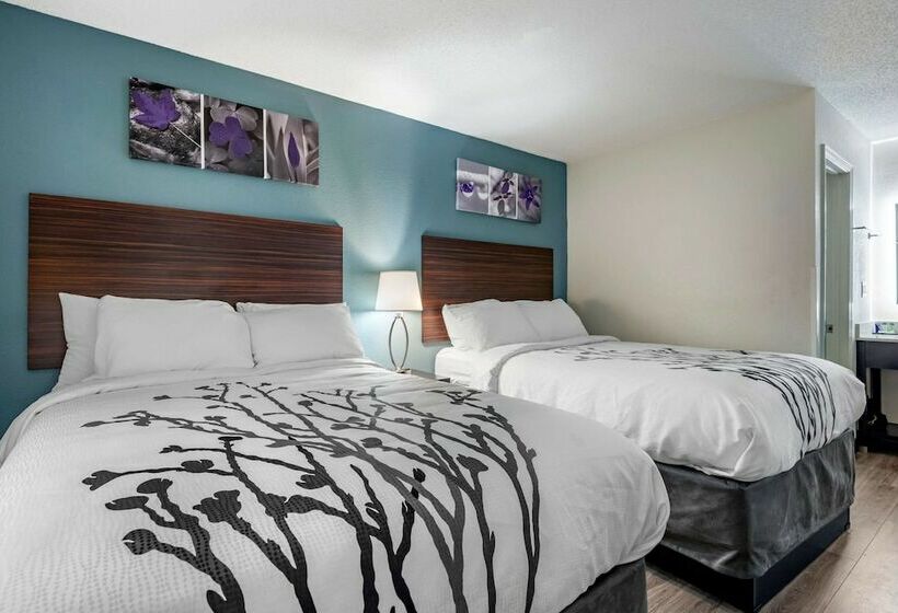 Номер Стандарт 2 Двуспальные Кровати, Sleep Inn  Salisbury I85
