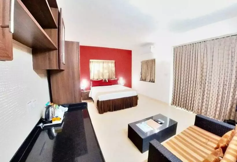 デラックスルーム, Royale Assagao Resort Near Vagator Beach