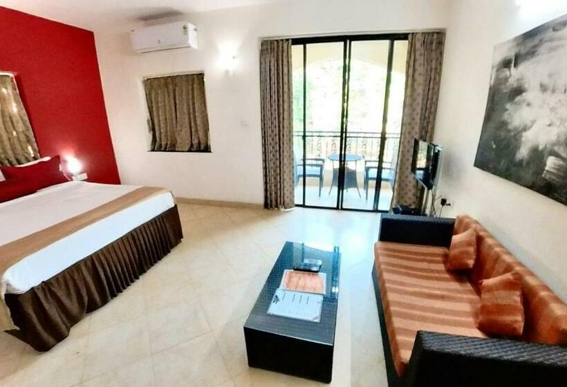 디럭스 룸, Royale Assagao Resort   Near Vagator Beach