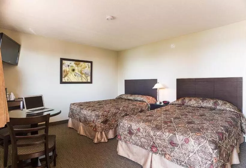 2ダブルベッドのスタンダードルーム, Motel Et Appartements Du Fleuve