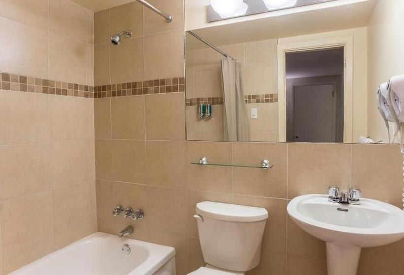 带2个双人床的标准工作室, Motel Et Appartements Du Fleuve