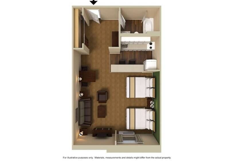 디럭스 스튜디오, Extended Stay America Suites  Fort Lauderdale  Cypress Creek  Nw 6th Way