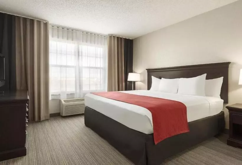 キングサイズベッドのスタンダードルーム, Country Inn & Suites By Radisson, Kansas City At Village West, Ks