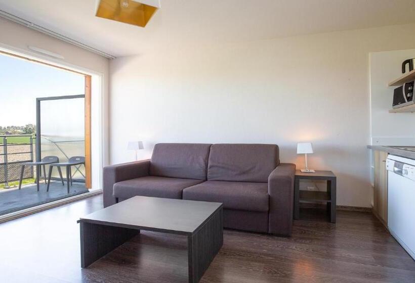 景色の見える一ベッドルームアパートメント, Vacanceole  Le Domaine Du Mont  Mont St Michel