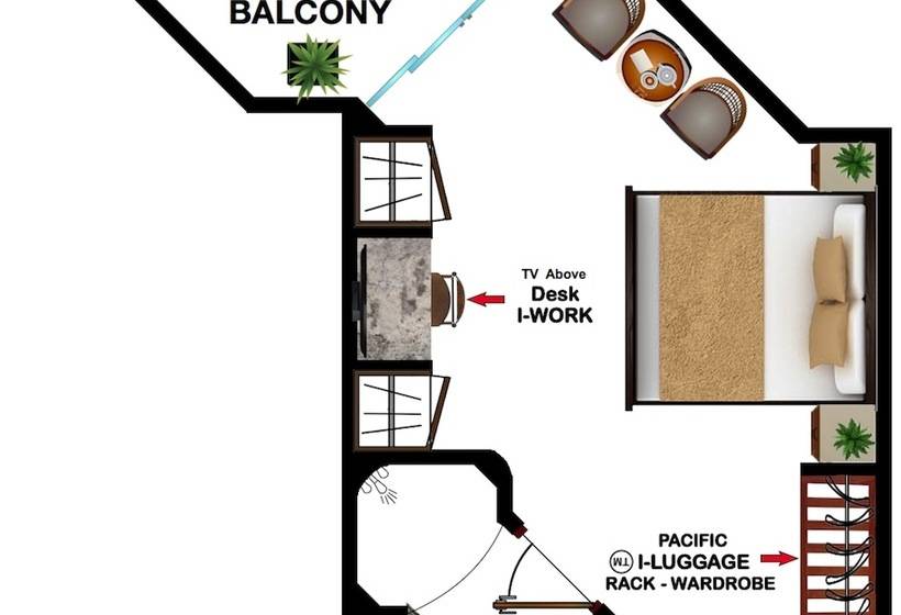Номер Deluxe, Pacific Club Resort
