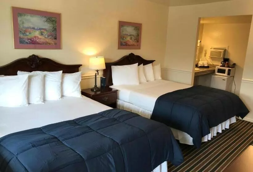 2ダブルベッドのスタンダードルーム, Monterey Pines Inn