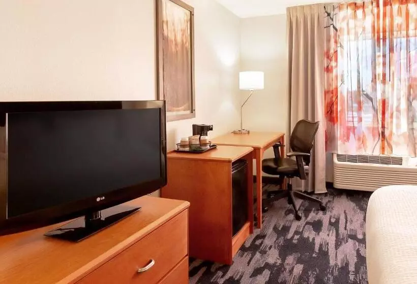 キングサイズベッドのスタンダードルーム, Fairfield Inn & Suites Minneapolis Eden Prairie