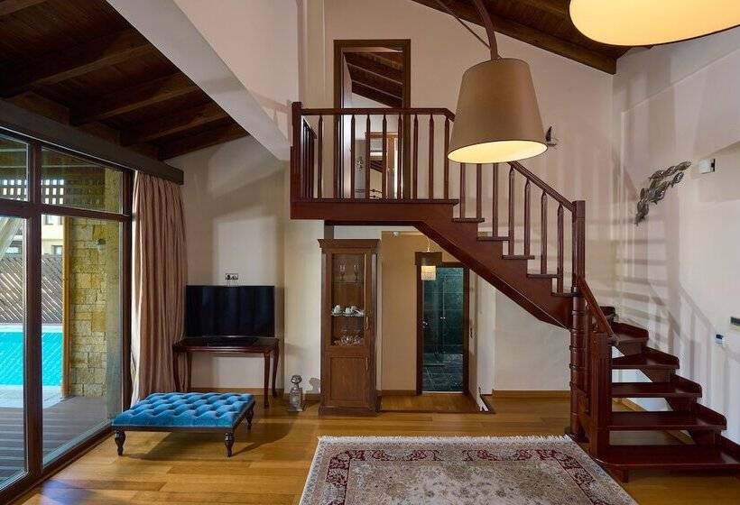 فيلا ديلوكس غرفة نوم واحدة مطلة على البحر, Mediterranean Village Hotel & Spa