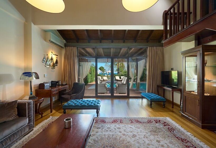 فيلا ديلوكس غرفة نوم واحدة مطلة على البحر, Mediterranean Village Hotel & Spa